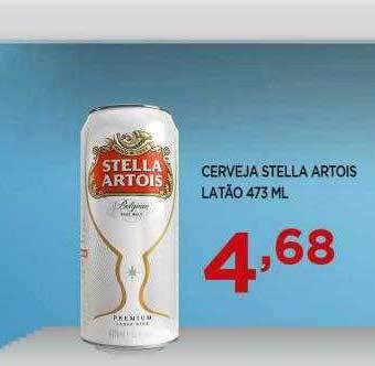 Apoio Mineiro Cerveja Stella Artois Latão oferta