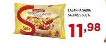 Apoio Mineiro Lasanha Sadia Sabores oferta
