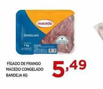 Apoio Mineiro Fígado De Frango Macedo Congelado Bandeja Kg oferta