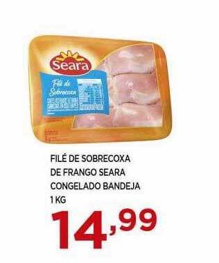 Apoio Mineiro Filé De Sobrecoxa De Frango Seara Congelado Bandeja oferta