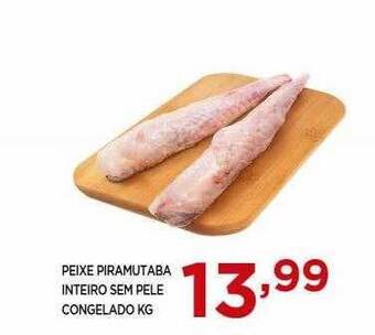 Peixe Piramutaba Inteiro Sem Pele Congelado Kg