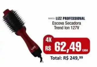 Rio Bel Lizz Profissional Escova Secadora trend Ion 127v oferta