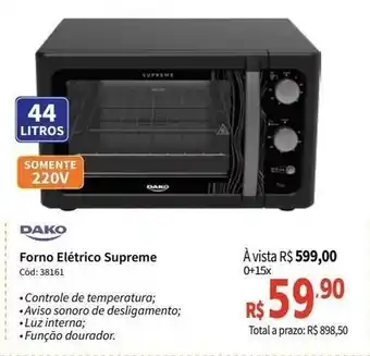 Deltasul Forno Eletrico Supreme oferta
