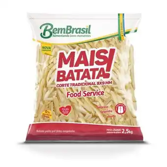Almeida Mercados Batata congelada bem brasil mais batata palito 2,5kg oferta