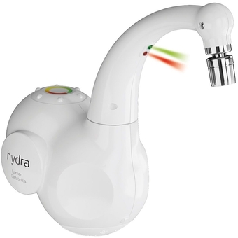 Benoit Torneira Elétrica de Parede Hydra Lumen Temperatura Gradual Bica Articulável Branco oferta