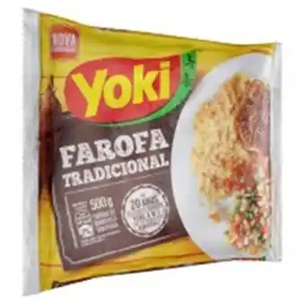 X Supermercados Farofa pronta yoki temperada 500g oferta
