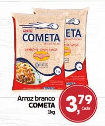 Cometa Supermercados Arroz branco Cometa 1kg oferta