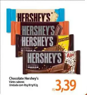 Atacadão Chocolate Hershey's 85g/87g/92g oferta