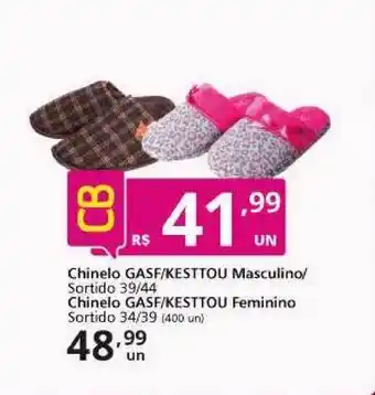 Althoff Supermercados Chinelo Gasf-kesttou Masculino-sortido 39-44 Chinelo Gasf-kesttou Feminino Sortido 34-39 oferta