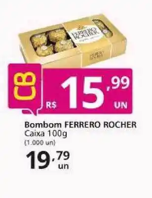 Bombom Ferrero Rocher Caixa 100g