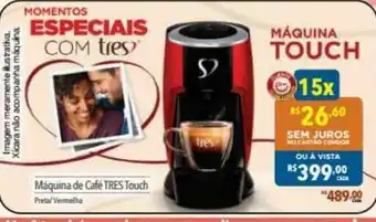 Supermercados Condor Máquina De Café Tres Touch oferta
