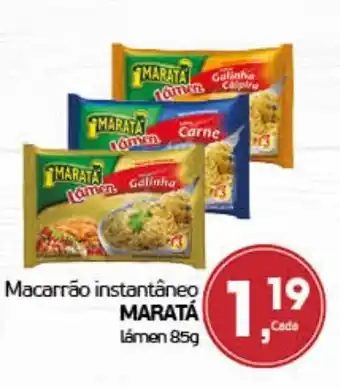 Cometa Supermercados Macarrao Instantaneo Marata Lamen 85g oferta