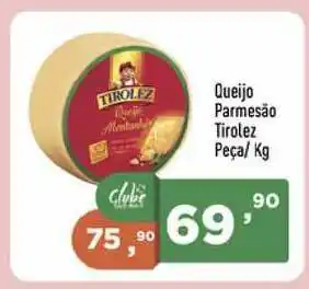 Supermercados Pague Menos Queijo Parmesão Tirolez 1kg oferta