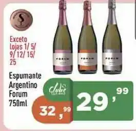Espumante Argentino Forum 750ml