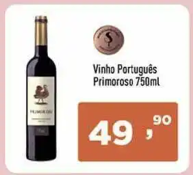 Supermercados Pague Menos Vinho Português Primoroso 750ml oferta