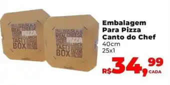 Mix Mateus Embalagem Para Pizza Canto do Chef 40cm 25x1 oferta