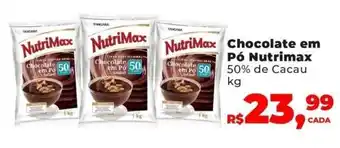 Chocolate em po Nutrimax 50% 1kg