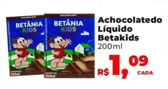 Achocolatado Liquido Betakids 200ml