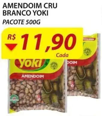 Assaí Atacadista Amendoim Cru Branco Yoki 500g oferta