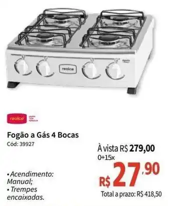 Deltasul Fogao a Gas 4 Bocas oferta