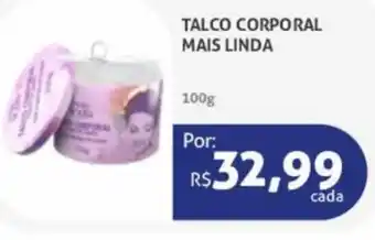 Talco Corporal mais Linda 100g