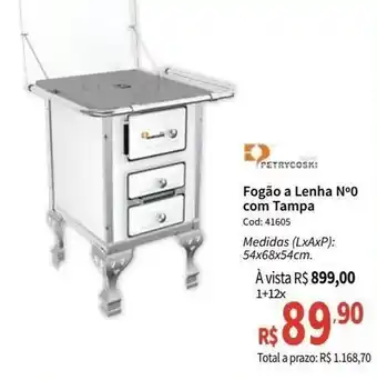 Deltasul Fogao a Lenha N 0 com Tampa oferta