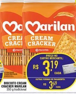 Biscoitos cream cracker 350g