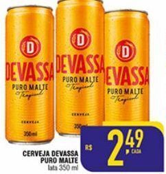 Mercantil Rodrigues Cerveja devassa puro malte 350ml oferta