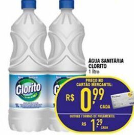 Água sanitária clorito 1l