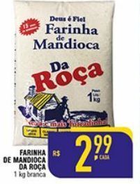 Mercantil Rodrigues Farinha de mandioca da roça kg oferta