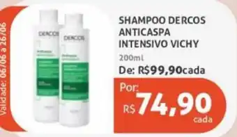 Shampoo Dercos Anticaspa Intensivo Vichy 200ml