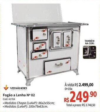 Deltasul Fogao a Lenha N 02 oferta