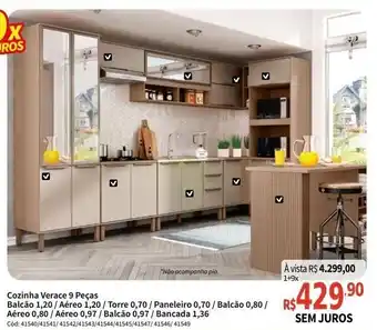 Deltasul Cozinha Verace 9 Pecas oferta