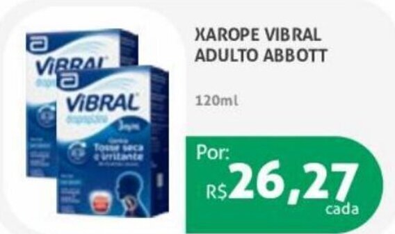 Vibral 3mg Xarope Adulto