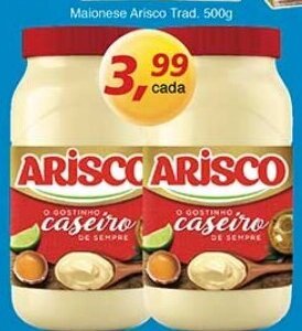 Supermercados Guanabara Maionese Arisco Trad. 500g oferta