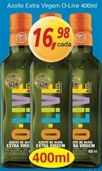 Supermercados Guanabara Azeite Extra Virgem O-live 400ml oferta