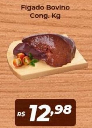Atakarejo Figado Bovino cong. 1kg oferta