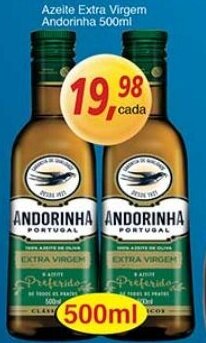 Supermercados Guanabara Azeite Extra Virgem Andorinha 500ml oferta