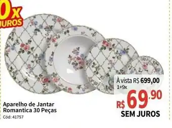 Deltasul Aparelho de jantar Romantica 30 pecas oferta