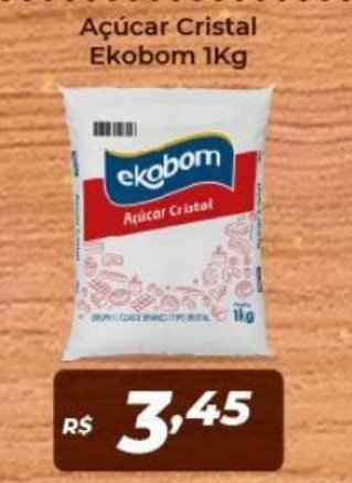 Atakarejo Acucar Cristal Ekobom 1kg oferta
