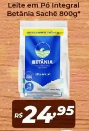 Atakarejo Leite em po Integral Betania Sache 800g oferta