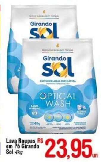Fort Atacadista Lava roupas em po Girando Sol 4kg oferta