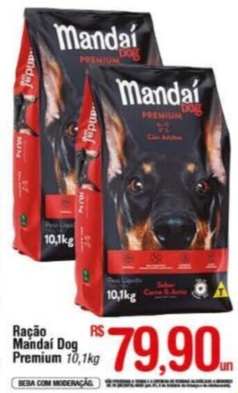 Fort Atacadista Racao Mandai Dog Premium 10.1kg oferta