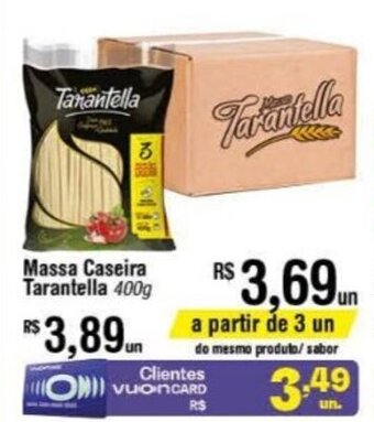 Fort Atacadista Massa caseira Tarantella 400g oferta