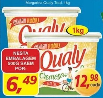 Supermercados Guanabara Margarina Qualy Trad. 500g oferta