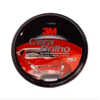 Comjol Cera automotiva brilho 200g 3m oferta
