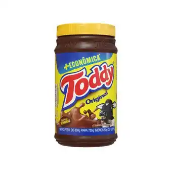 Achocolatado em pó original toddy pote 750g