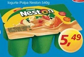Supermercados Guanabara Iogurte Polpa Neston 540g oferta