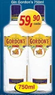 Supermercados Guanabara Gin Gordon's 750ml oferta