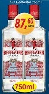 Supermercados Guanabara Gin Beefeater 750ml oferta